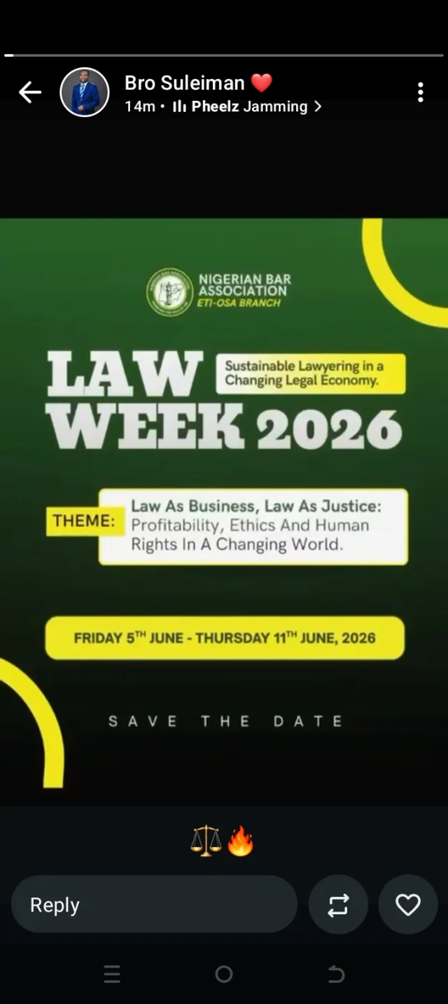 NBA ETI-OSA LAW WEEK 2026