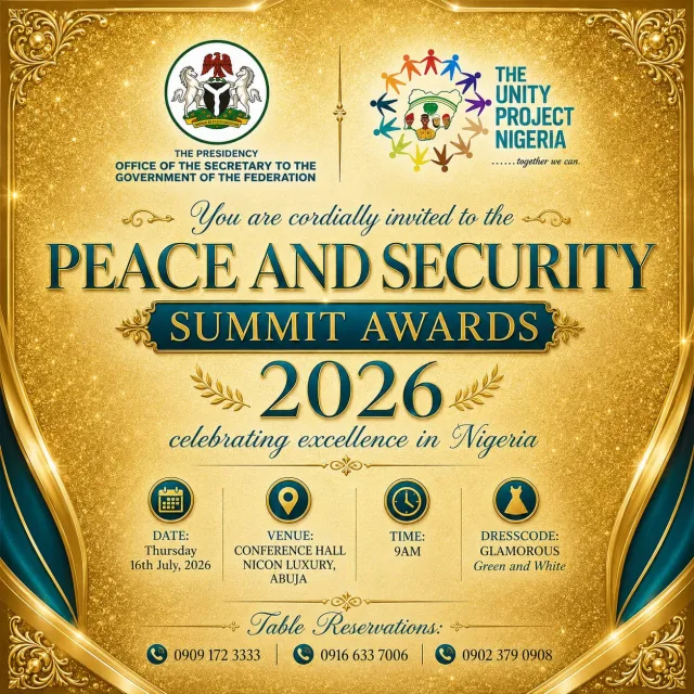 Peace And Security Summit And Awards