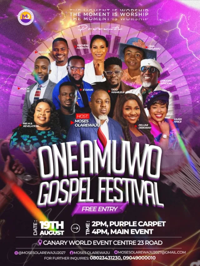 ONE AMUWO GOSPEL FESTIVAL