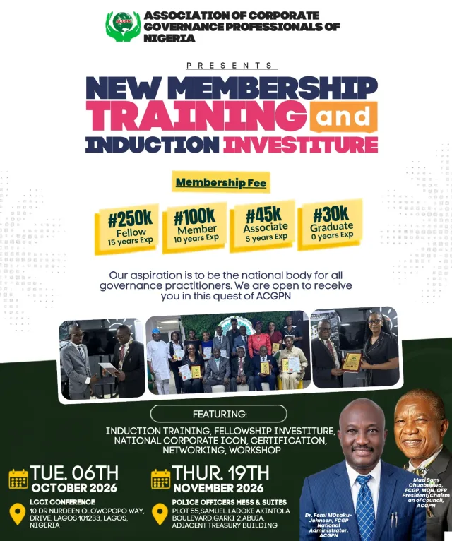 Induction Association Of Corporate Governance Professionals)