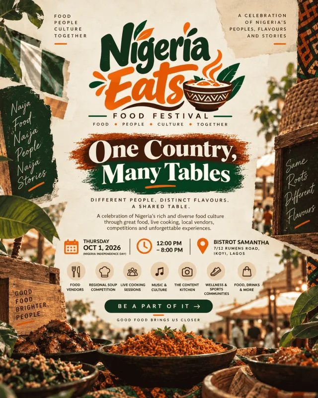 NIGERIA EATS! — An Independence Day Food Festival