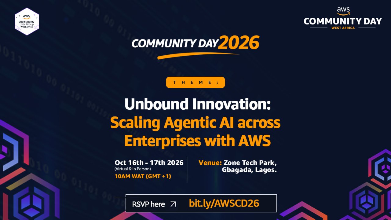 AWS Community Day West Africa 2026